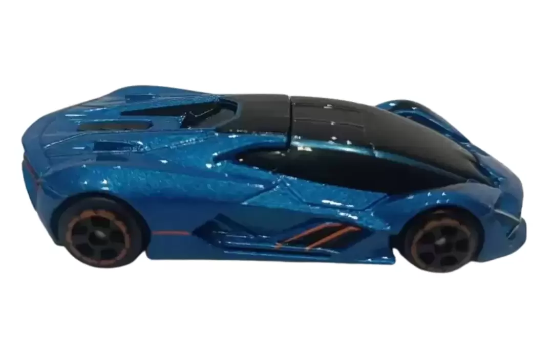 Foto da miniatura Maisto Lamborghini Terzo Millennio na cor Azul