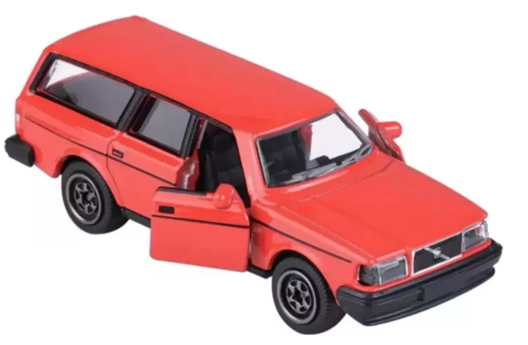 Foto da miniatura Majorette Volvo 240 GL Estate na cor Vermelho