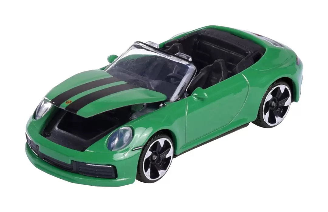 Foto da miniatura Majorette Porsche 911 Carrera S na cor Verde