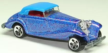 Foto da miniatura Hot Wheels Mercedes 540K na cor Azul