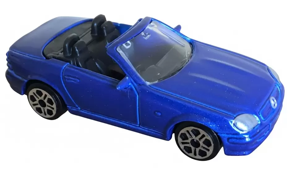 Foto da miniatura Maisto Mercedes-Benz SLK na cor Azul