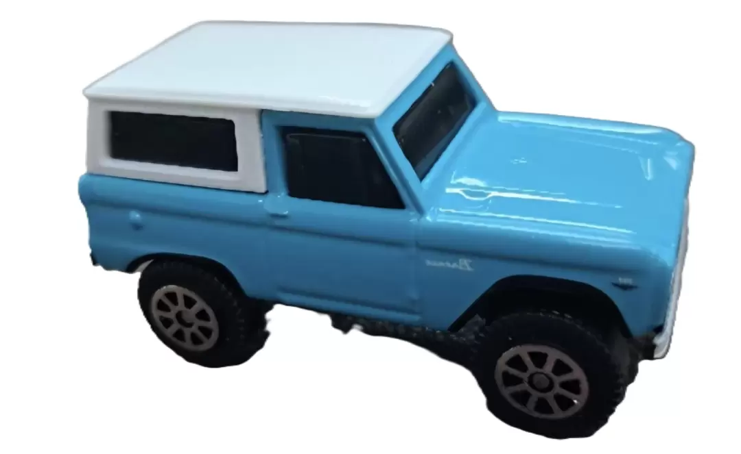 Foto da miniatura Maisto 1966 Ford Bronco na cor Azul