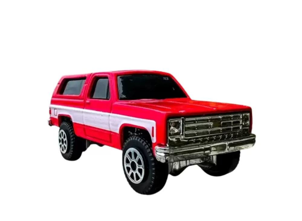 Foto da miniatura Maisto 1979 Chevrolet K5 Blazer na cor Vermelho