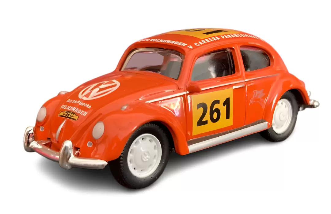 Foto da miniatura Greenlight Classic Volkswagen Beetle na cor Laranja