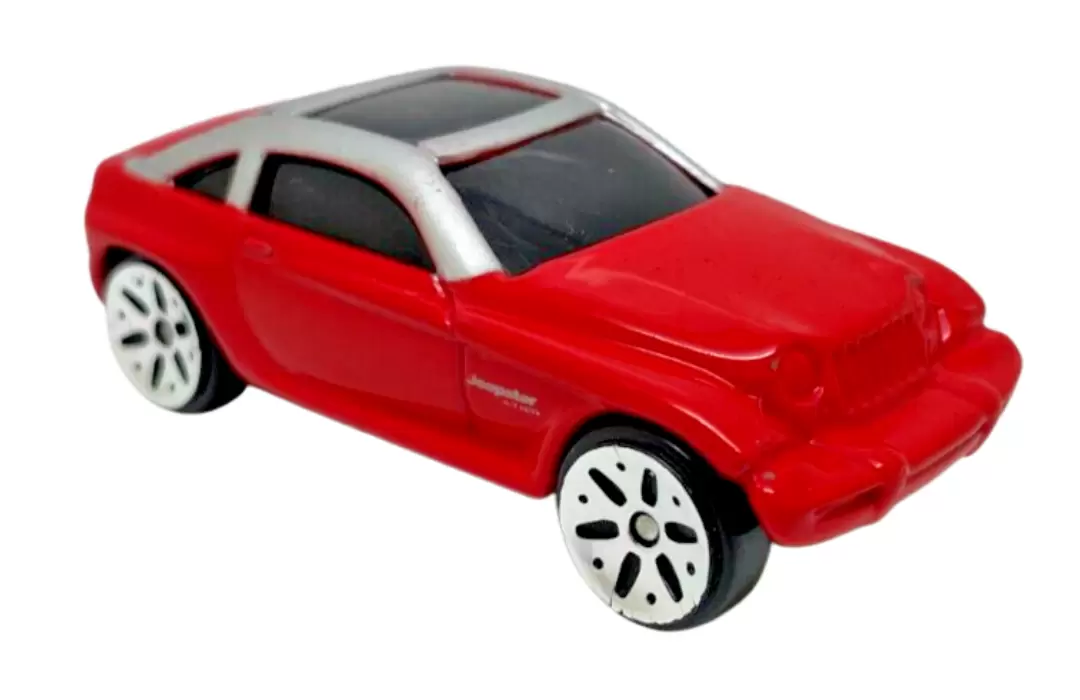 Foto da miniatura Maisto Jeep Jeepster Concept na cor Vermelho