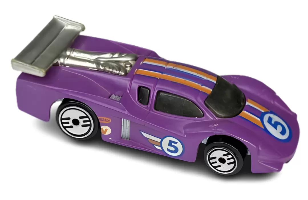 Foto da miniatura Hot Wheels GT Racer na cor Rosa