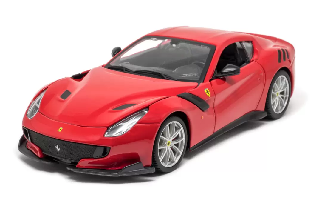 Foto da miniatura Bburago Ferrari F12 TDF na cor Vermelho