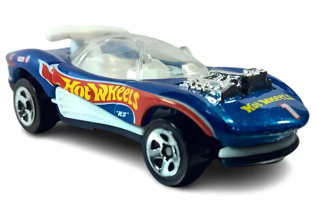 Foto da miniatura Hot Wheels Flashfire na cor Azul