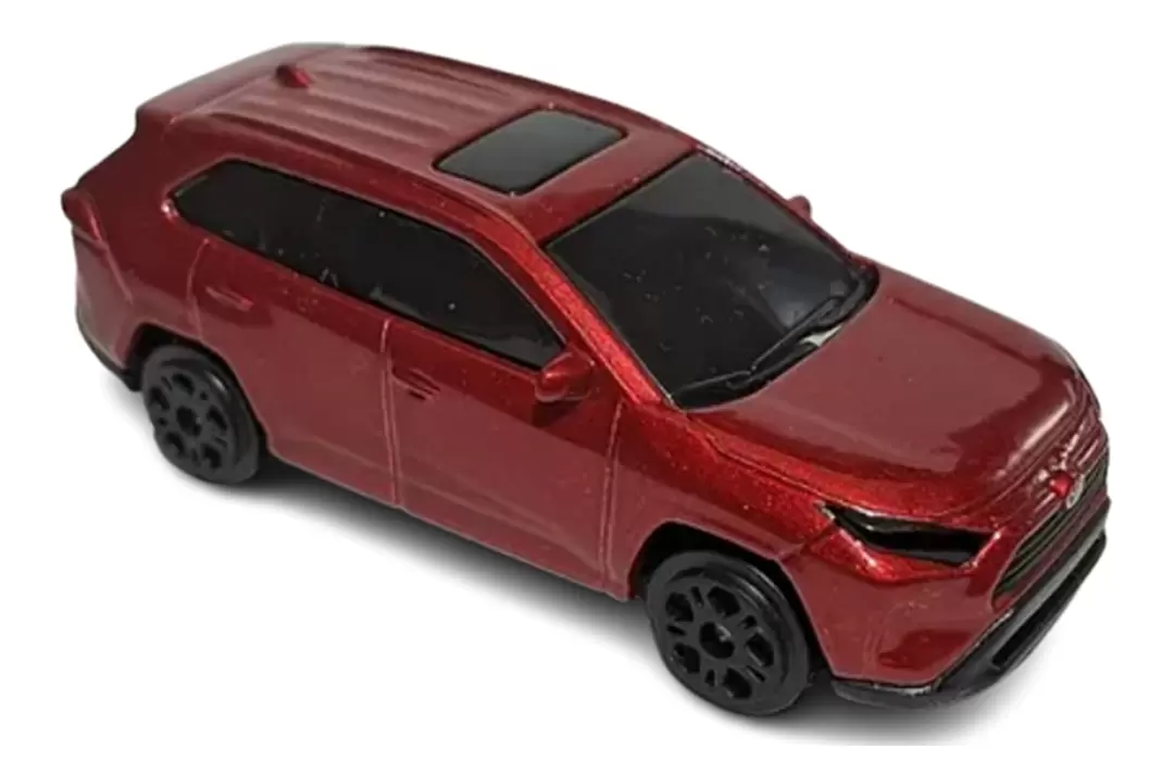 Foto da miniatura Maisto Toyota RAV4 na cor Vermelho
