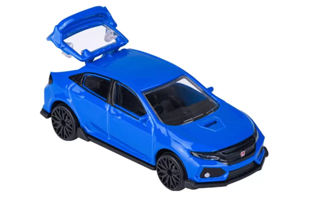 Foto da miniatura Majorette Honda Civic Type R na cor Azul