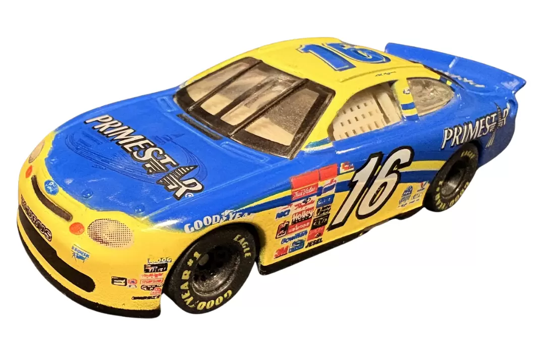 Foto da miniatura Nascar Ford Taurus #16 Ted Musgrave (NASCAR 1998 - Primestar) na cor Branco
