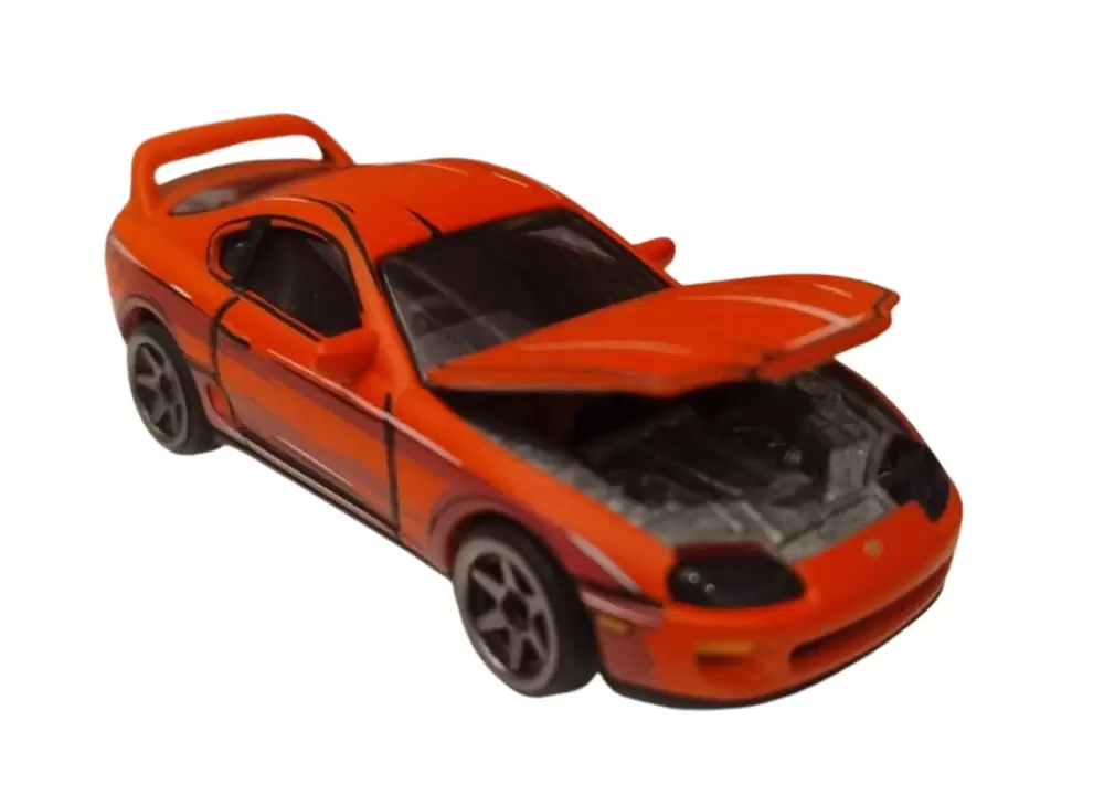 Foto da miniatura Majorette Toyota Supra JZA80 na cor Vermelho