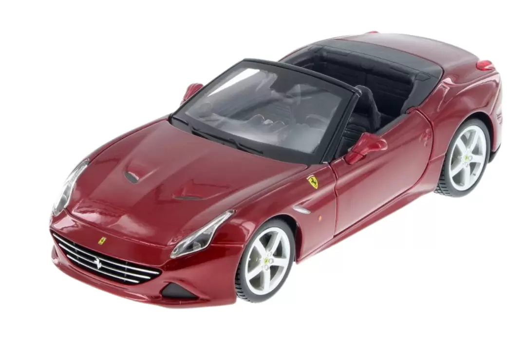 Foto da miniatura Bburago Ferrari California T ( Open Top ) na cor Vinho