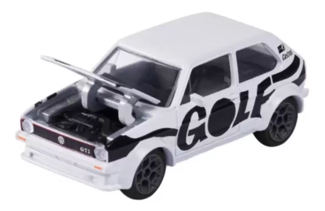 Foto da miniatura Majorette Volkswagen Golf MK 1: The Original Deluxe na cor Branco