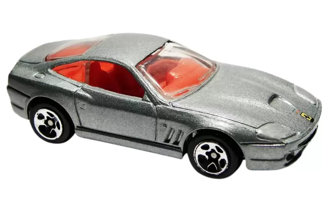 Foto da miniatura Hot Wheels Ferrari 550 Maranello na cor Prata