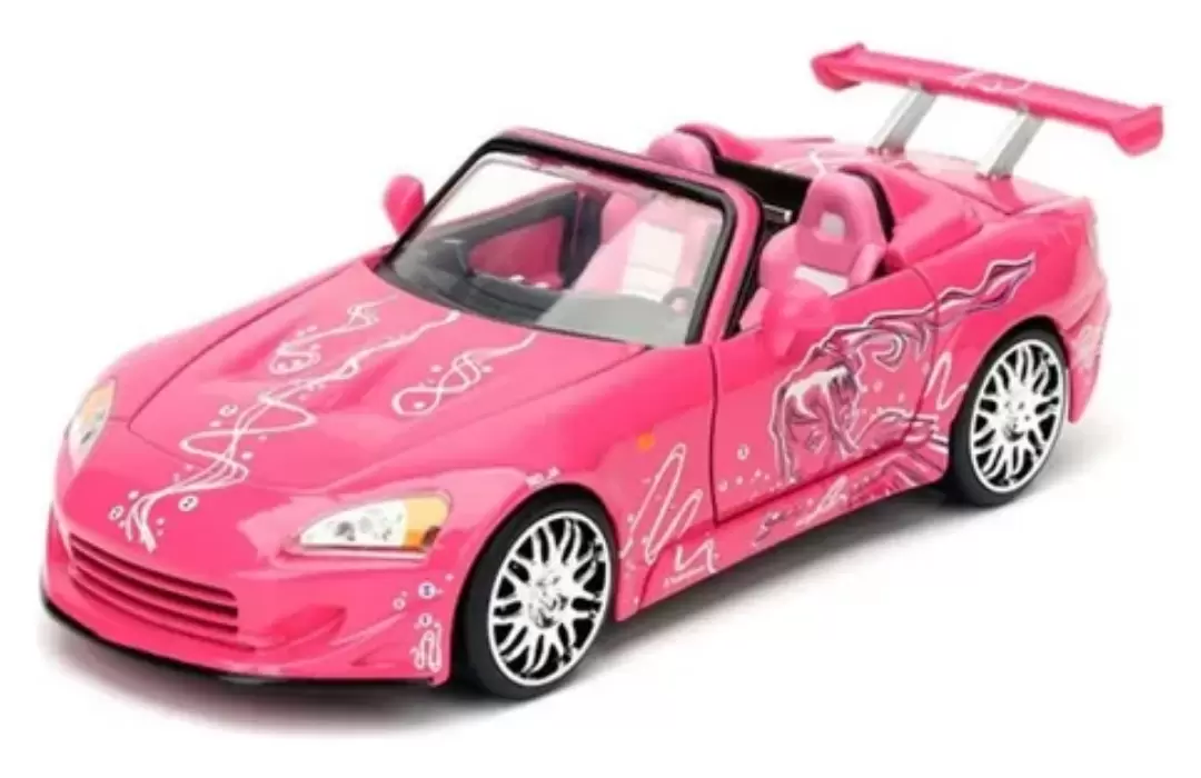 Foto da miniatura Jada Toys Honda S2000 Suki na cor Rosa