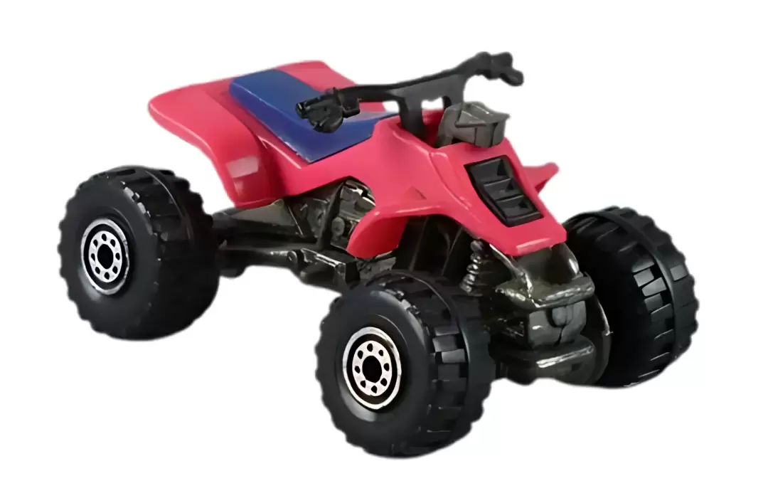 Foto da miniatura Hot Wheels Suzuki QuadRacer na cor Rosa