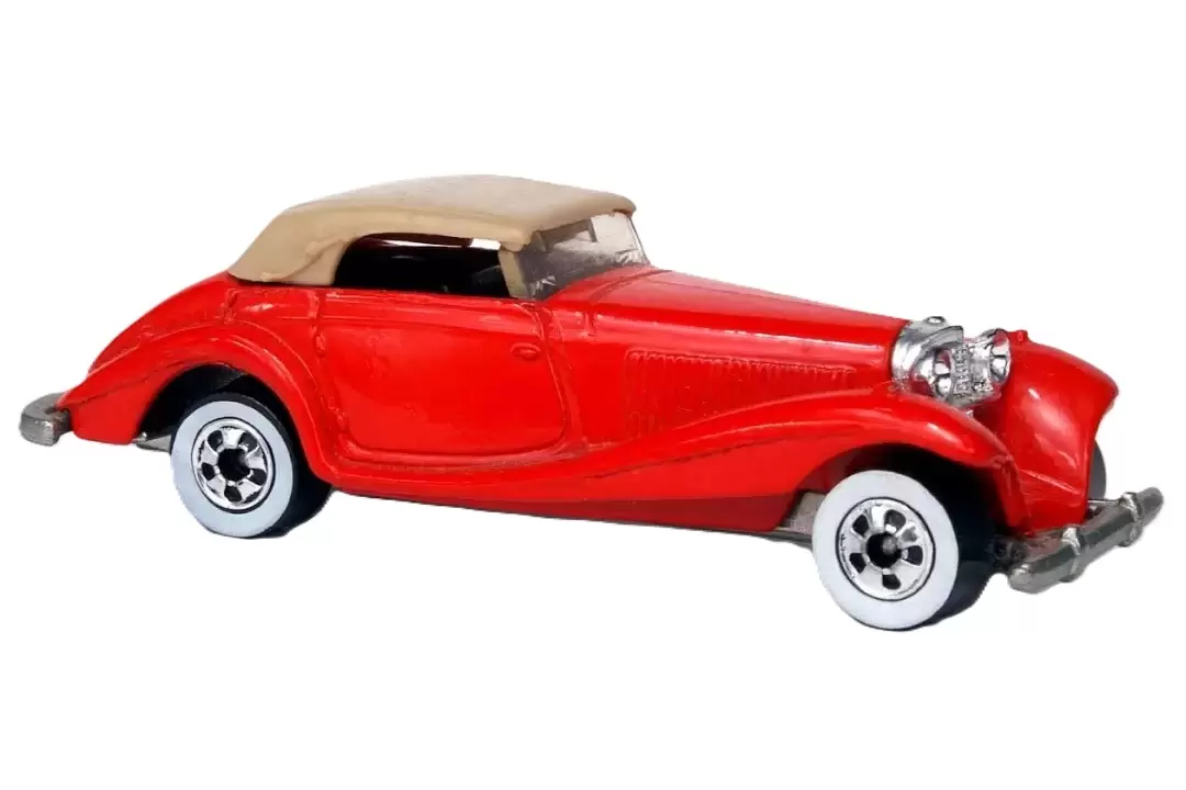Foto da miniatura Hot Wheels Mercedes-Benz 540K na cor Vermelho