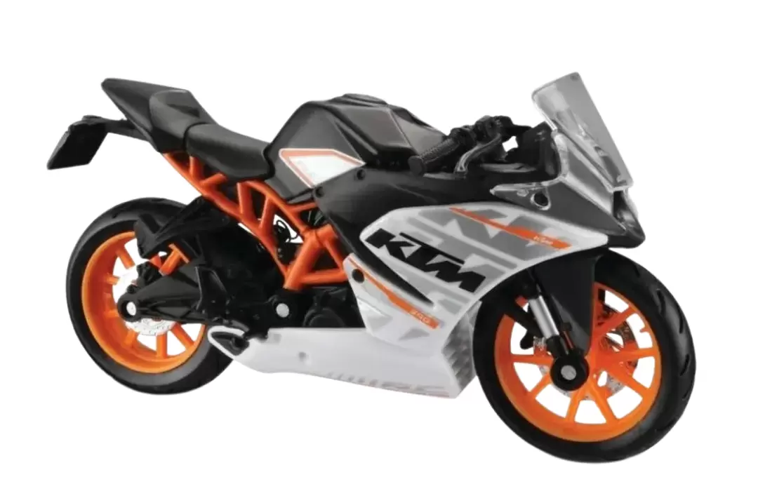 Foto da miniatura Maisto KTM RC390 na cor Preto
