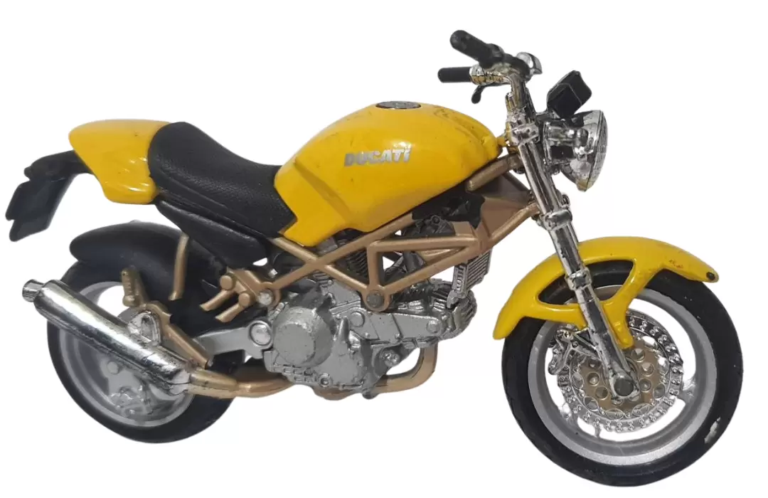 Foto da miniatura Maisto Ducati Monster 900 na cor Amarelo