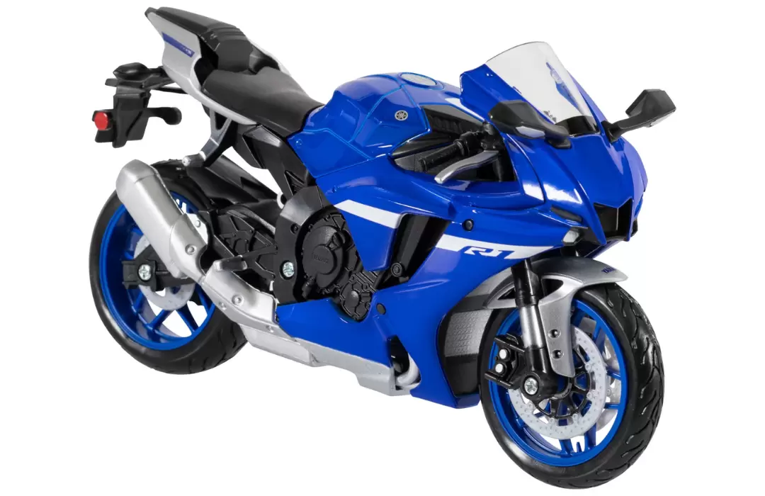 Foto da miniatura Maisto Yamaha R1 2021 na cor Azul