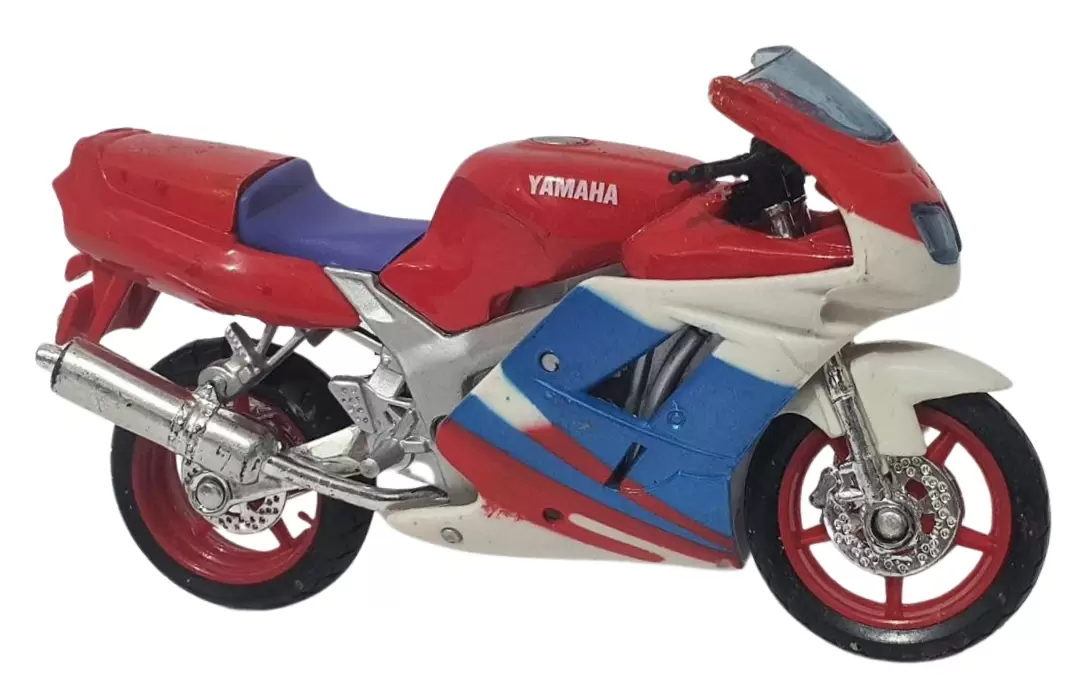 Foto da miniatura Maisto Yamaha FZR 600R na cor Vermelho