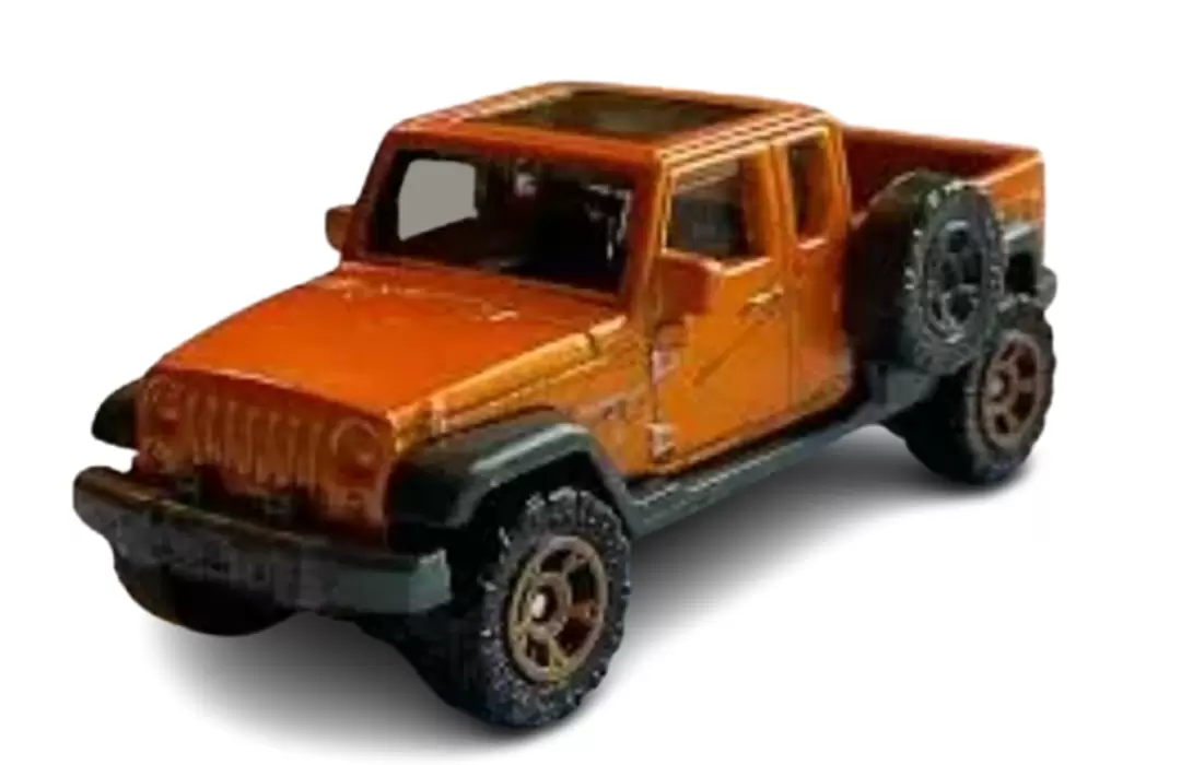 Foto da miniatura Welly Jeep Wrangler Rubicon na cor Vermelho