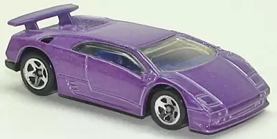 Foto da miniatura Hot Wheels Lamborghini Diablo na cor Roxo