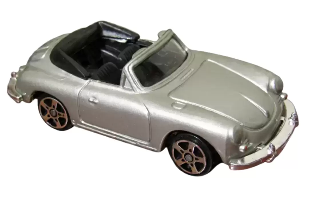 Foto da miniatura Maisto Porsche 356B Coupe 1961 Convertible na cor Prata