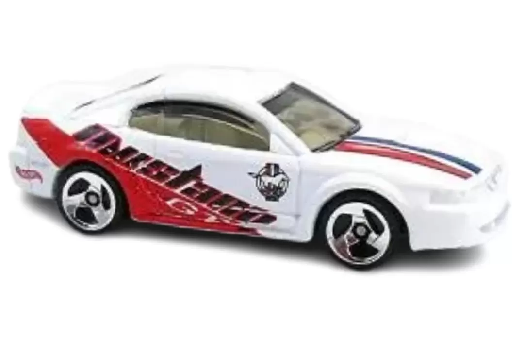 Foto da miniatura Hot Wheels 99 Ford Mustang na cor Branco