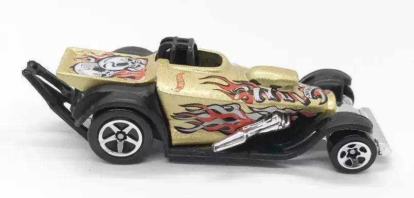 Foto da miniatura Hot Wheels Super Comp Dragster na cor Dourado