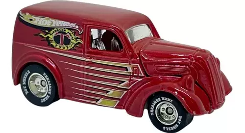 Foto da miniatura Hot Wheels Anglia Panel (STH) na cor Vinho