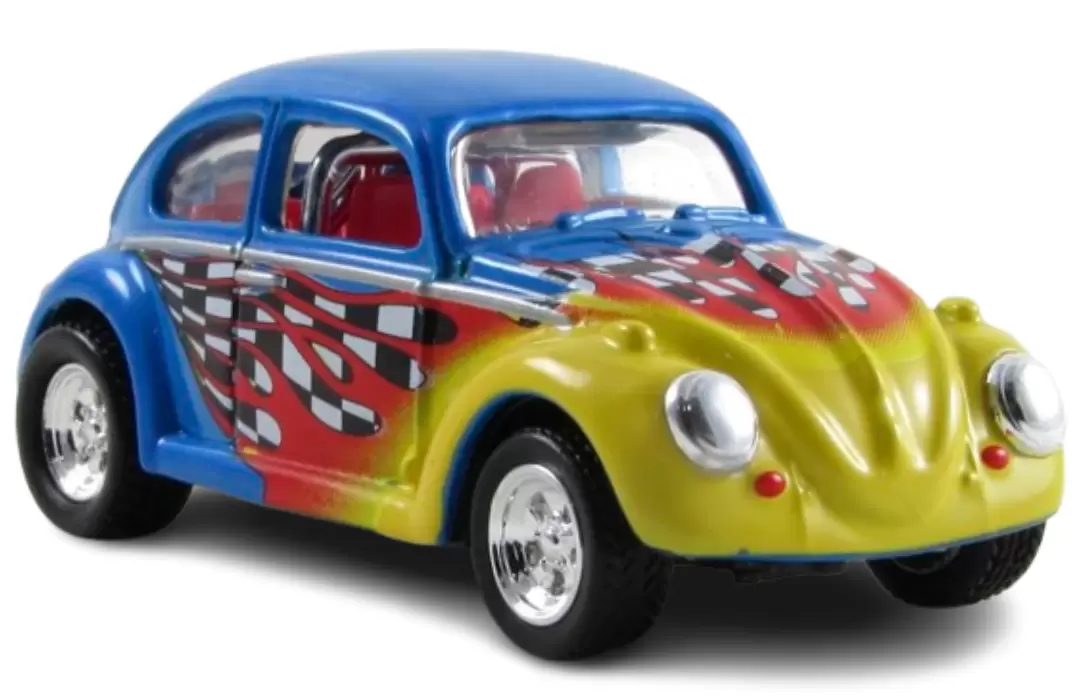 Foto da miniatura Hot Wheels 1966 Volkswagen Bug na cor Azul