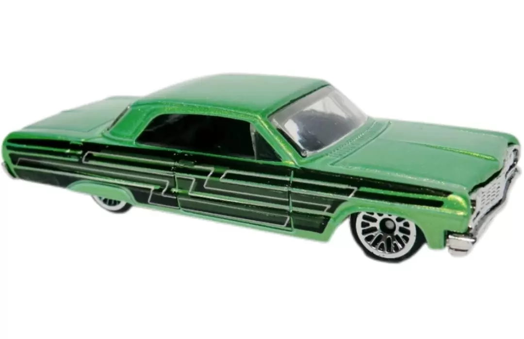 Foto da miniatura Hot Wheels 1964 Chevy Impala na cor Verde