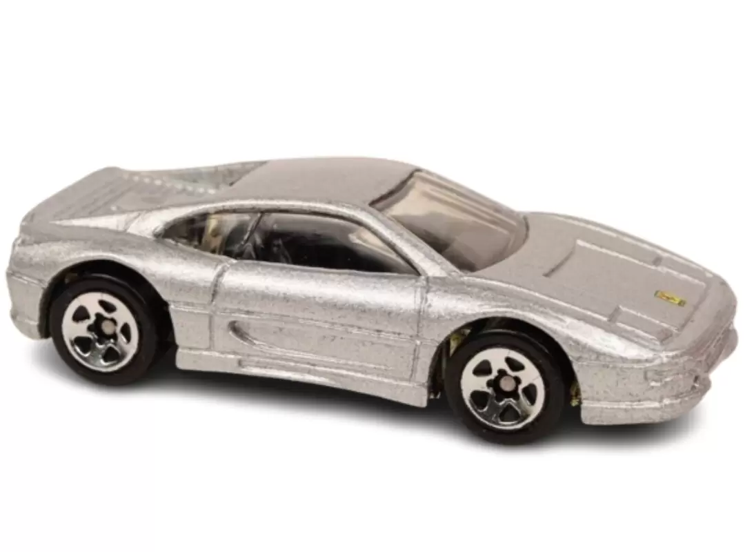 Foto da miniatura Hot Wheels Ferrari F355 na cor Prata