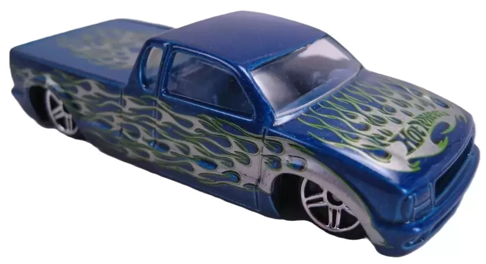 Foto da miniatura Hot Wheels Steel Flame na cor Azul