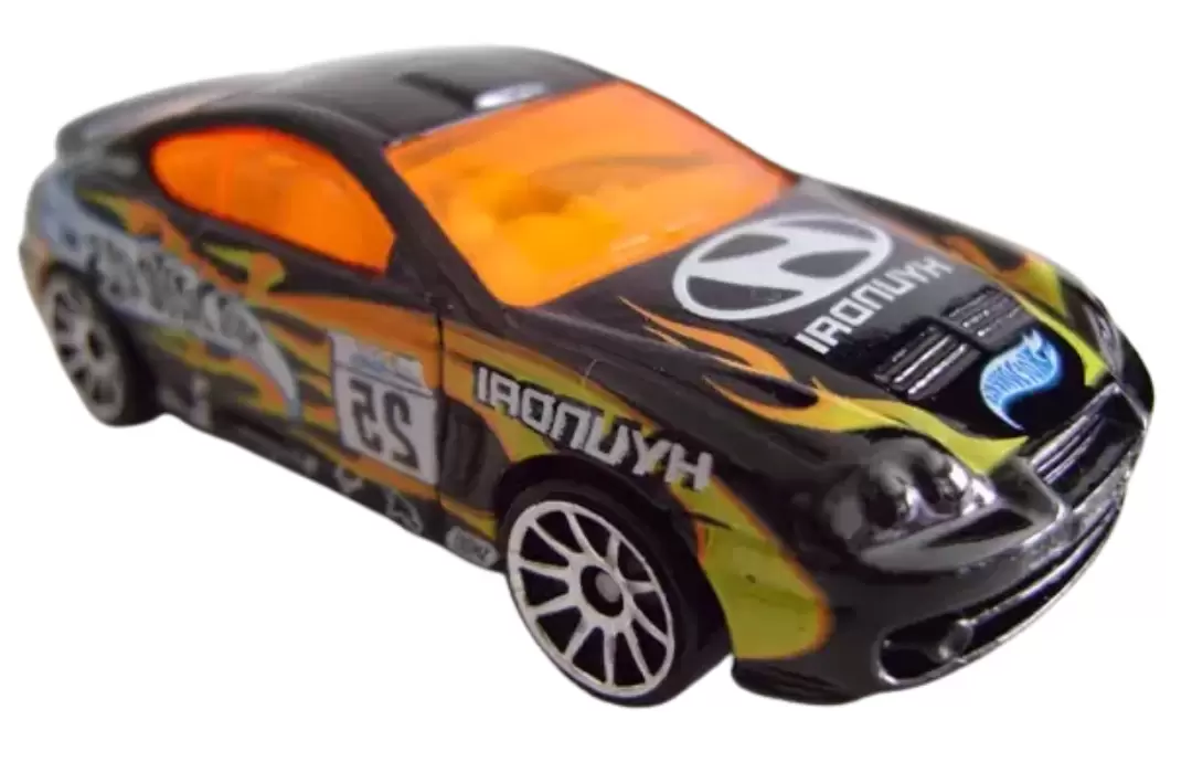 Foto da miniatura Hot Wheels Hyundai Tiburon na cor Preto