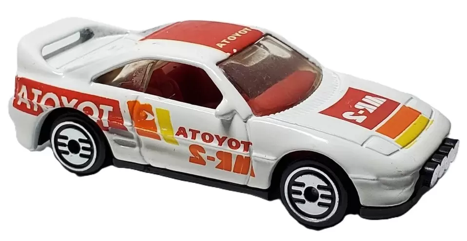 Foto da miniatura Hot Wheels Toyota MR2 na cor Branco
