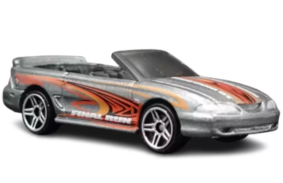 Foto da miniatura Hot Wheels Mustang GT 1996 na cor Prata
