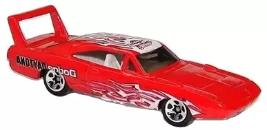 Foto da miniatura Hot Wheels Dodge Charger Daytona 1969 na cor Vermelho