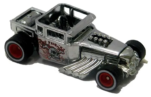 Foto da miniatura Hot Wheels Bone Shaker na cor Cromado