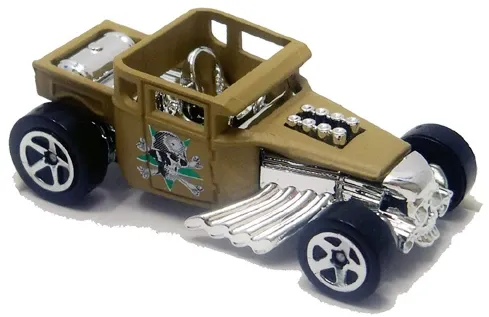 Foto da miniatura Hot Wheels Bone Shaker na cor Bege