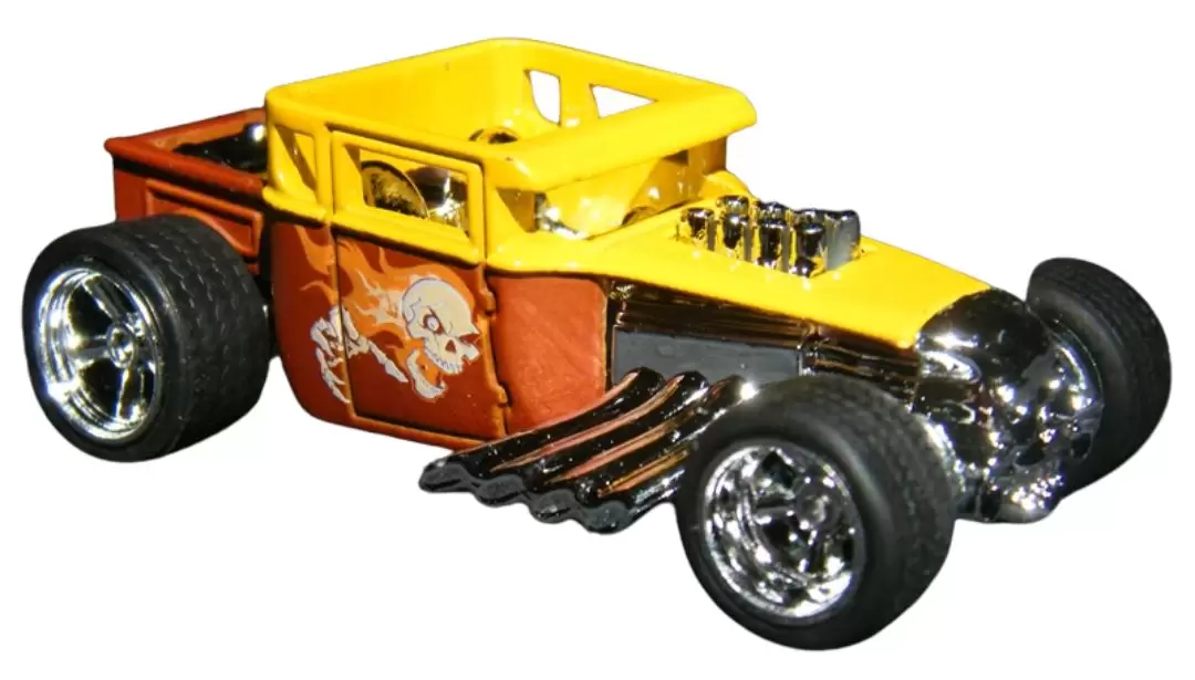 Foto da miniatura Hot Wheels Bone Shaker na cor Laranja