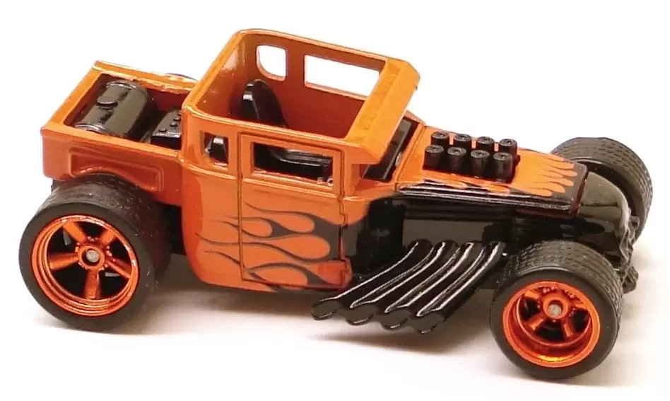 Foto da miniatura Hot Wheels Bone Shaker na cor Laranja