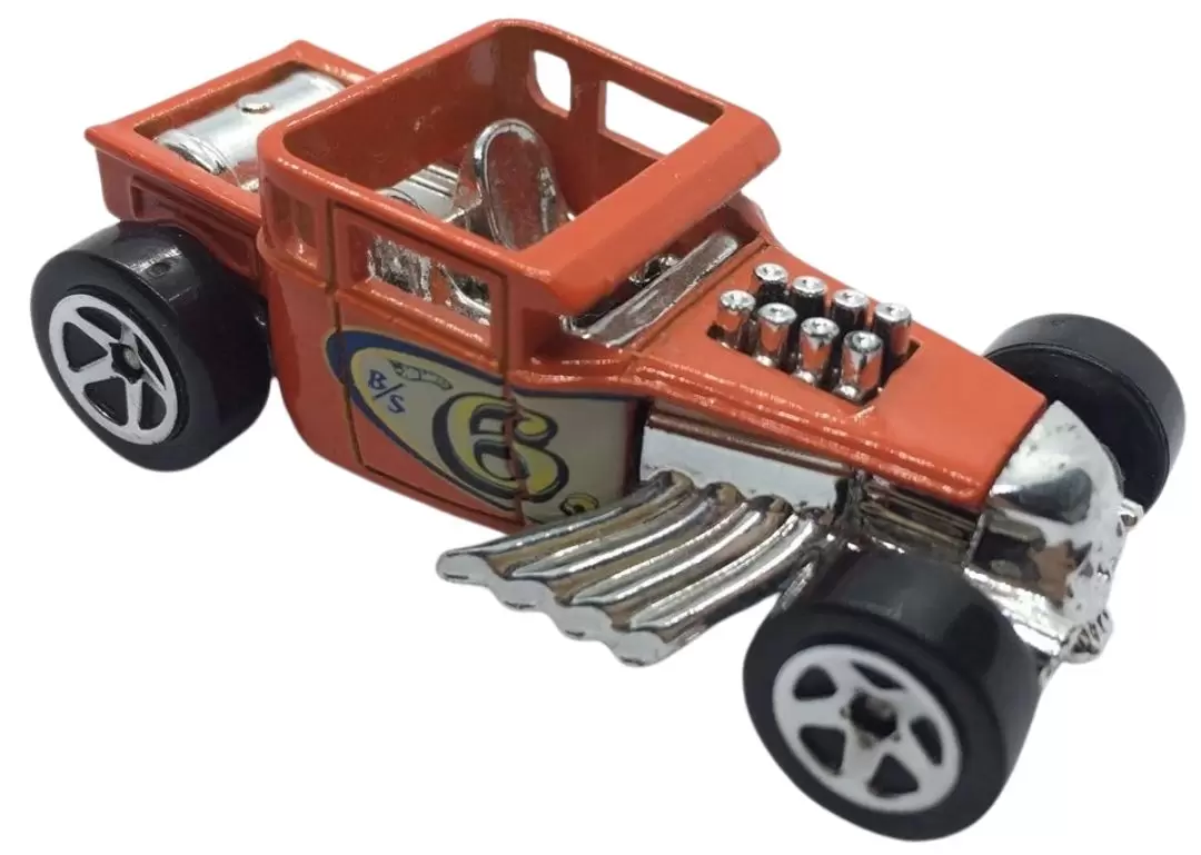 Foto da miniatura Hot Wheels Bone Shaker na cor Laranja