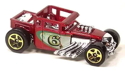 Foto da miniatura Hot Wheels Bone Shaker na cor Vermelho