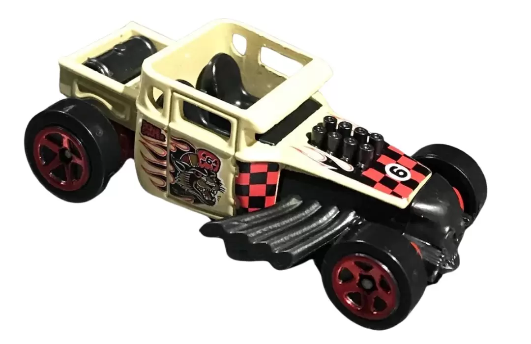 Foto da miniatura Hot Wheels Bone Shaker na cor Bege
