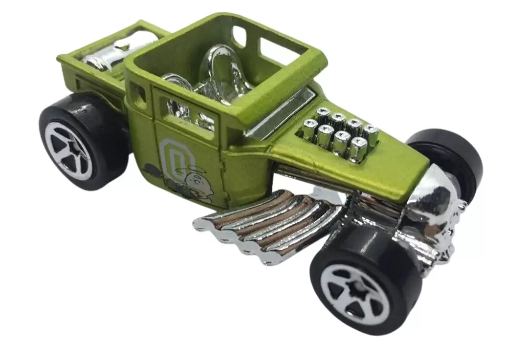 Foto da miniatura Hot Wheels Bone Shaker na cor Verde