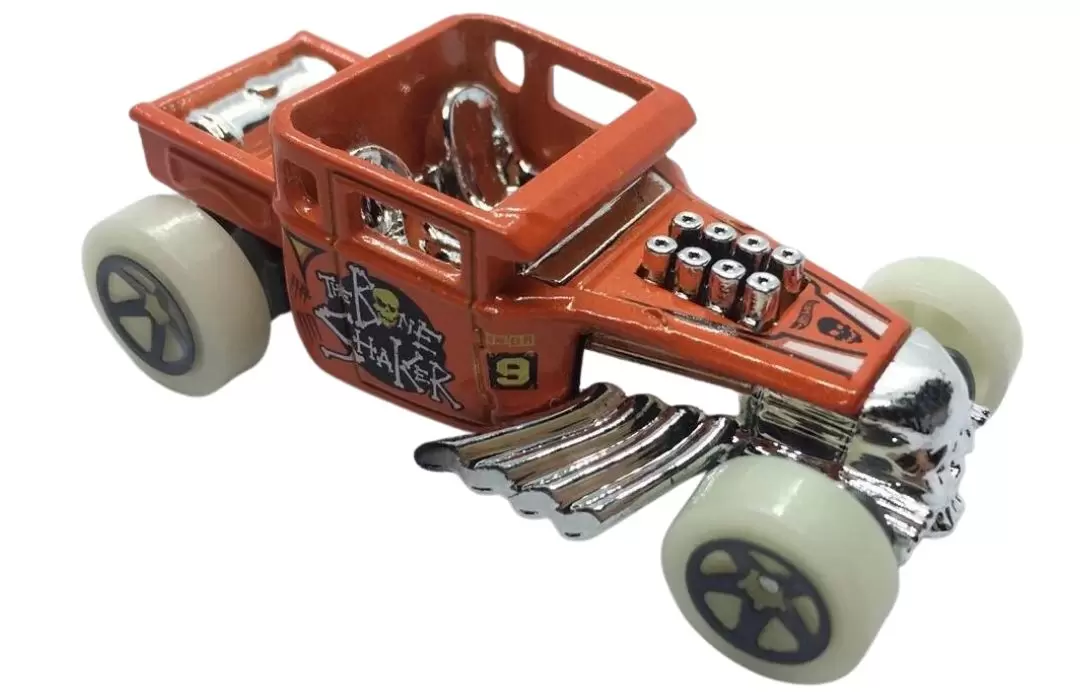 Foto da miniatura Hot Wheels Bone Shaker na cor Laranja
