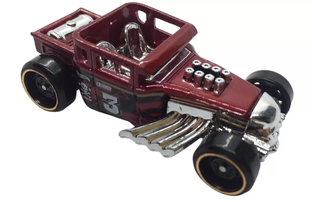 Foto da miniatura Hot Wheels Bone Shaker na cor Vermelho